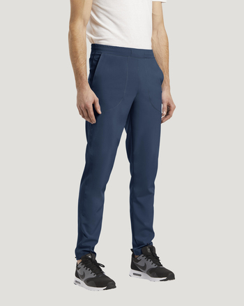 Photo d'uniforme pour infirmière White Cross 224 Pantalon avec bande elastique Couleurr Bleu Marin Vue 224-NAV.jpg